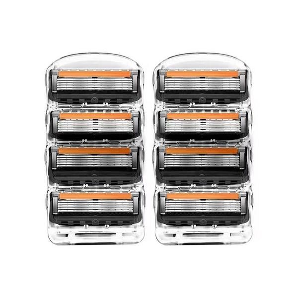Gillette Compatible Razor Blades, New Proglide 1+1 Set, 8 Pieces In Total ,Korean Razor Blade