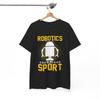 Винтажная футболка с роботом | Классическая ретро научно-фантастическая футболка | Крутой наряд с робототехникой