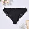 Lace Thongs for Women Sexy G-String Underwear Seamless T Back Low Waist Panties Ice Silk Comfy Briefs