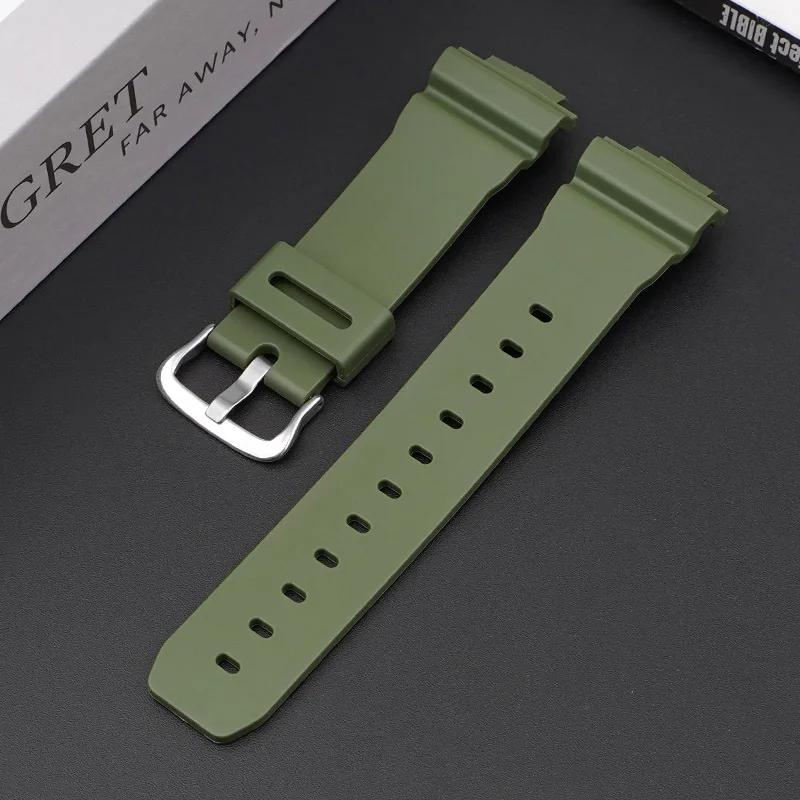 16 мм силиконовый ремешок для часов Casio DW-5600 GW-M5610 G-5600 GW-B5600 DW-6900 GA-2100 9052 Серии Спортивный сменный ремешок