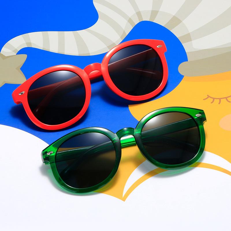 Детские солнцезащитные очки Солнцезащитные очки для мальчиков и девочек Милые модные трендовые детские летние очки для подиума с защитой от ультрафиолета