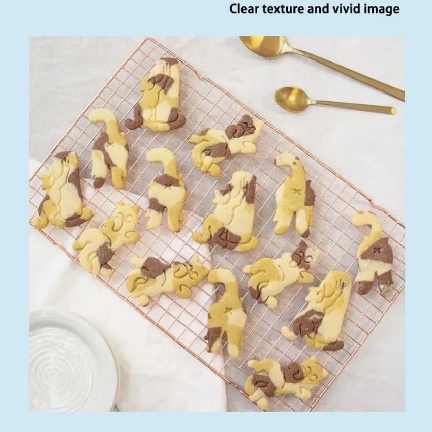 DIY Милые животные Креативные зубные формочки для печенья Форма Милая кошка Печенье Форма для детей Формы для выпечки Печенье Штамп Инструменты для выпечки