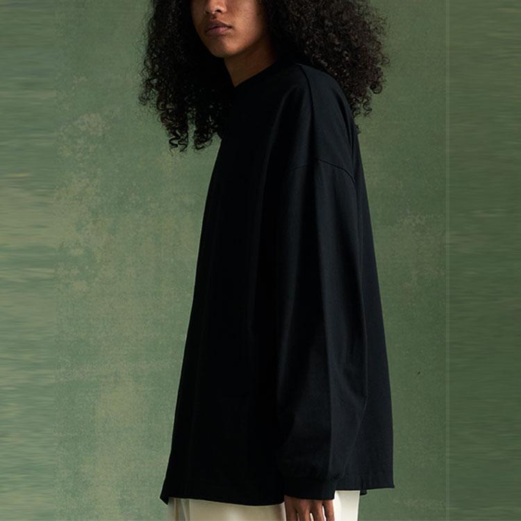 Fear of God Essentials Мужская футболка с длинным рукавом, цвет: черный, артикул: 125BT232010F