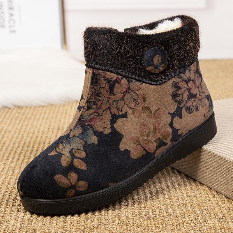 Модные зимние нескользящие теплые зимние ботинки 2024 года с мягкой подошвой, утолщенные плоские хлопковые туфли на платформе, повседневные ботинки женские туфли-теннис