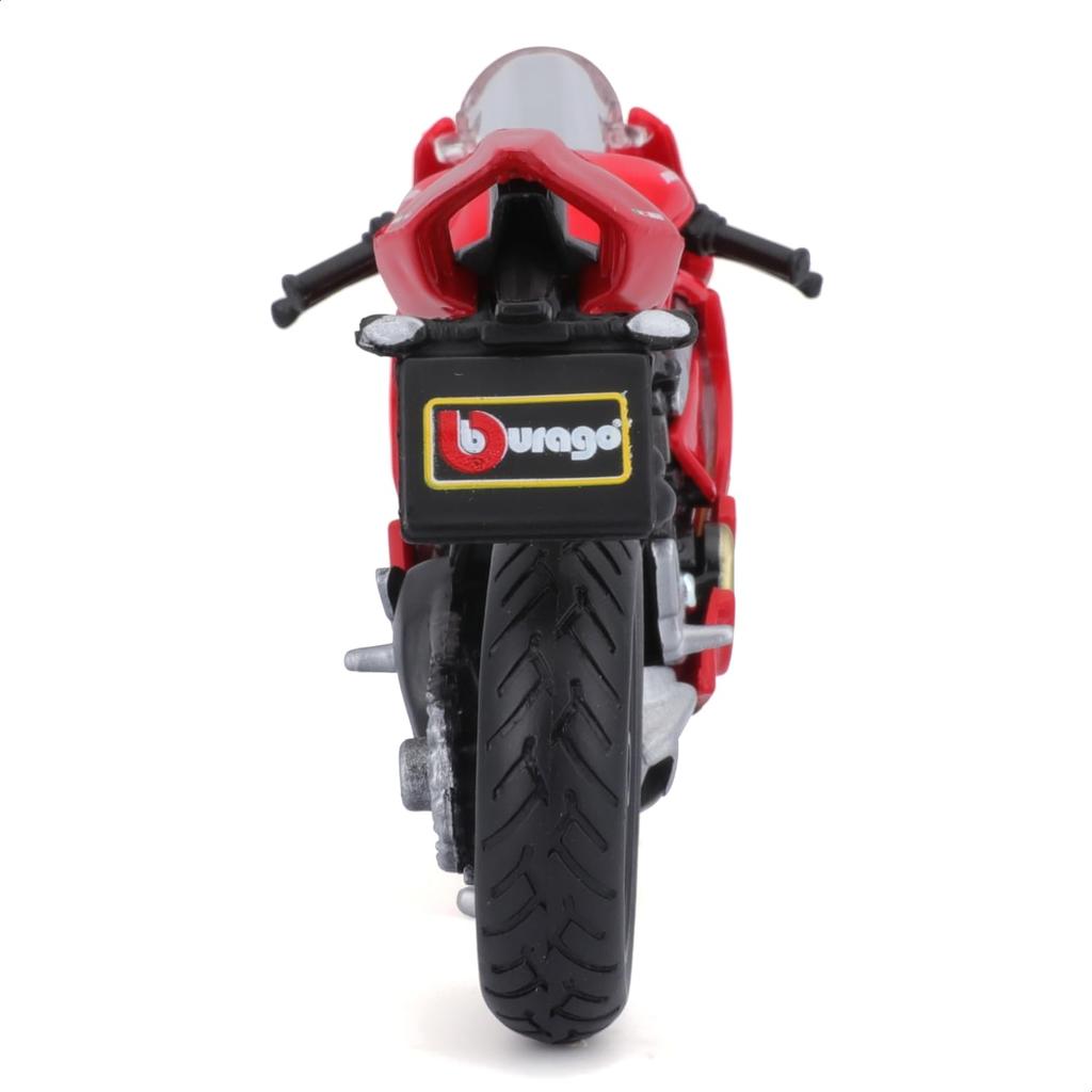 Bburago Scale Ducati Panigale V4 Red Motorcycle Diecast Model Car Finished Product 1/18 / 18-51080