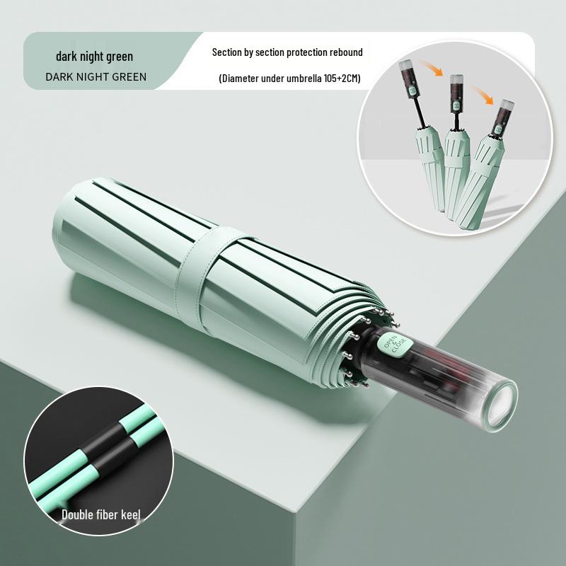 Автоматический складной зонт с 24 спицами, ветрозащитный, для мужчин, для дождя или солнца, с защитой от УФ-лучей