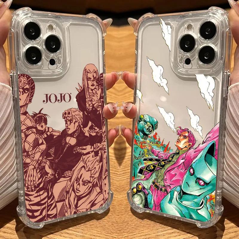 Чехол-подушка от падения с четырьмя углами J-JoJo's Bizarre Adventure для iPhone 17 Air 16 15 14 Plus 13 12 11 Pro Max XS Max X XS