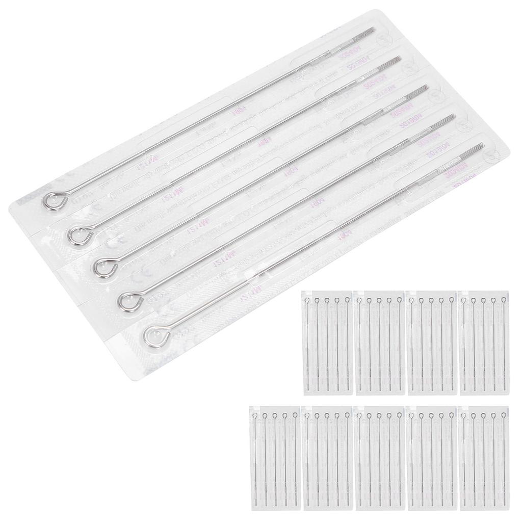 50pcs  Box Tattoo Needles Stainless Steel M2 Disposable Tattoo Needle for Tattoo Machine9M2