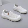 Casual Platform Loafer Shoes for Women Breathable Knitted Soft Walking Shoes Non-Slip Lightweight Running Sneakers Women's Comfortable Dress Shoes