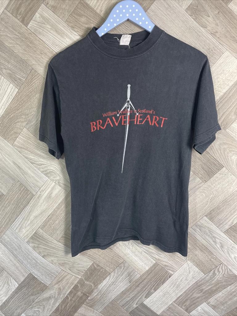 Vintage Braveheart Movie Promo T shirt Adult Small Mel Gibson