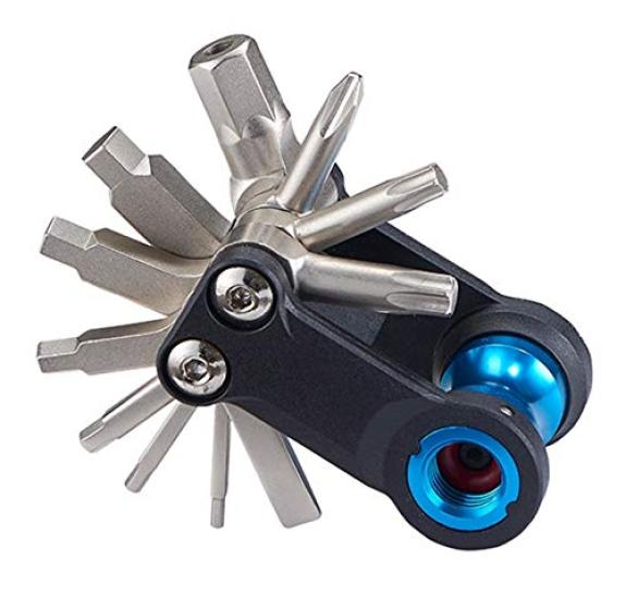 Мультитул BETO 12-в-1 Победитель премии Good Design для шоссейного велосипеда Сделано на Тайване Набор велосипедных инструментов QikFix BT-345