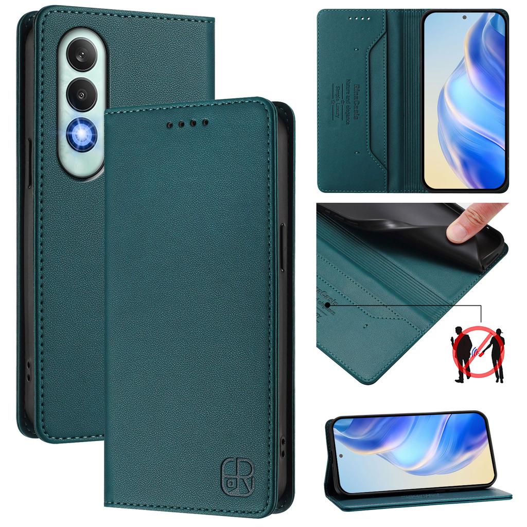 Luxury Leather Case For OnePlus Nord N10 CE4 N30 N300 Nord2T Nord3 OnePlus 10R RFID Blocking Card Slot Magnetic Attraction Stand Shockproof Flip Cover