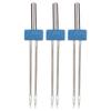 3Pcs Double Needles Pins Stainless Steel Threading and Hooking Stitches Sewing