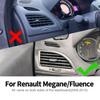 Настоящая мягкая карбоновая наклейка для Renault Fluence Megane 3 RS 2009 2010 2011 2012 2013 2014 2015 Автомобиль Обе стороны Отверстие для воздуха Отделка