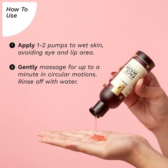 Pilgrim French Red Vine Face Wash with Vitamin C & Goodness of Aloe for Anti Ageing & Dark Spots | Men and Women|100ml