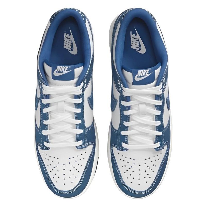 Nike Dunk Low Industrial Blue Sashiko Скейтбордические Кроссовки DV0834-101