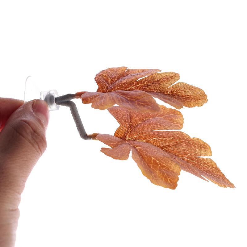 1 шт. Искусственный лист-гамак для нереста и игры рыбок Декор для аквариума питомцев Рыбки Петушки Растения Лист Декор для аквариума