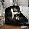 1Pc Rammstein Heavy Metal Icon Flannel Blanket, Soft And Comfortable, Casual Warm, Camping Travel, Christmas, Halloween Xmas Gift Y1441