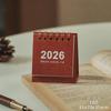 2025-2026 Ретро Мини Настольный Календарь в Стиле MUJI INS Лунный Декор