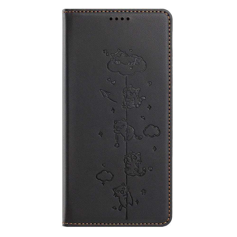 Милый кожаный чехол-книжка с котиком для Doogee Note 56X 56 58 59 N60 Pro N55 Plus, с карманом для карт, RFID-защитой, чехол для телефона