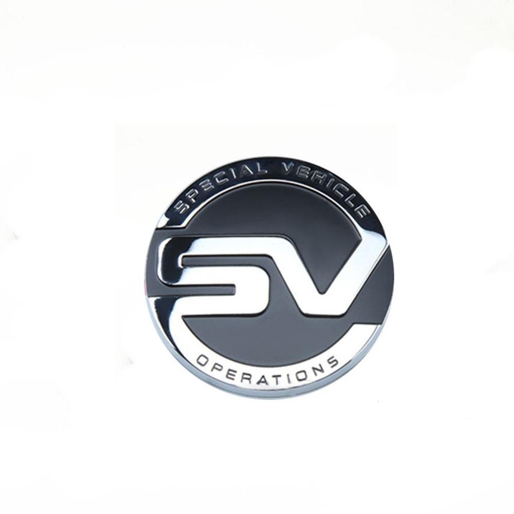 Car Body Logo Sticker SV Emblem Car Trunk Decoration Badge