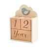 Wood Baby Milestones Blocks for Photoshoots with Year Month Week Marking Decorative Age Milestones Photography Signs