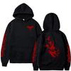 New Men's Autumn/Winter 2D Hoodie Sportswear Crow Ancient Clock Printed Adult Fashion Casual Sports Long Sleeve