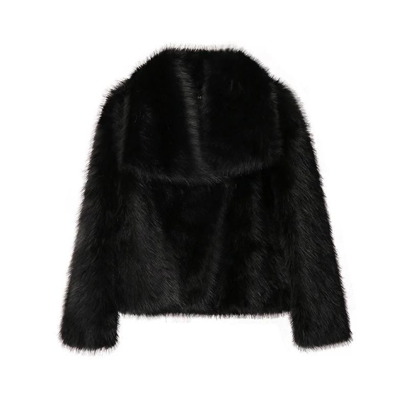 Faux Fur Coat Short Coat Fluffy Plush Women's Clothing