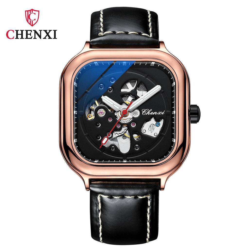Chenxi Automatic Mens Watches Top Brand Business Clock Mechanical Stainless Steel Men Wrist Watch Waterproof