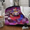 Colorful Pomni Friend Blanket Soft Warm Cozy Great for Bed Office Chair Four Seasons Multipurpose Warmthful Decor