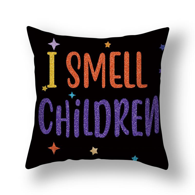 Наволочка с изображением летучей мыши и тыквы, диван, страшные украшения на Хэллоуин для дома, 2023, дом ужасов, дом с привидениями, кошка, наволочка