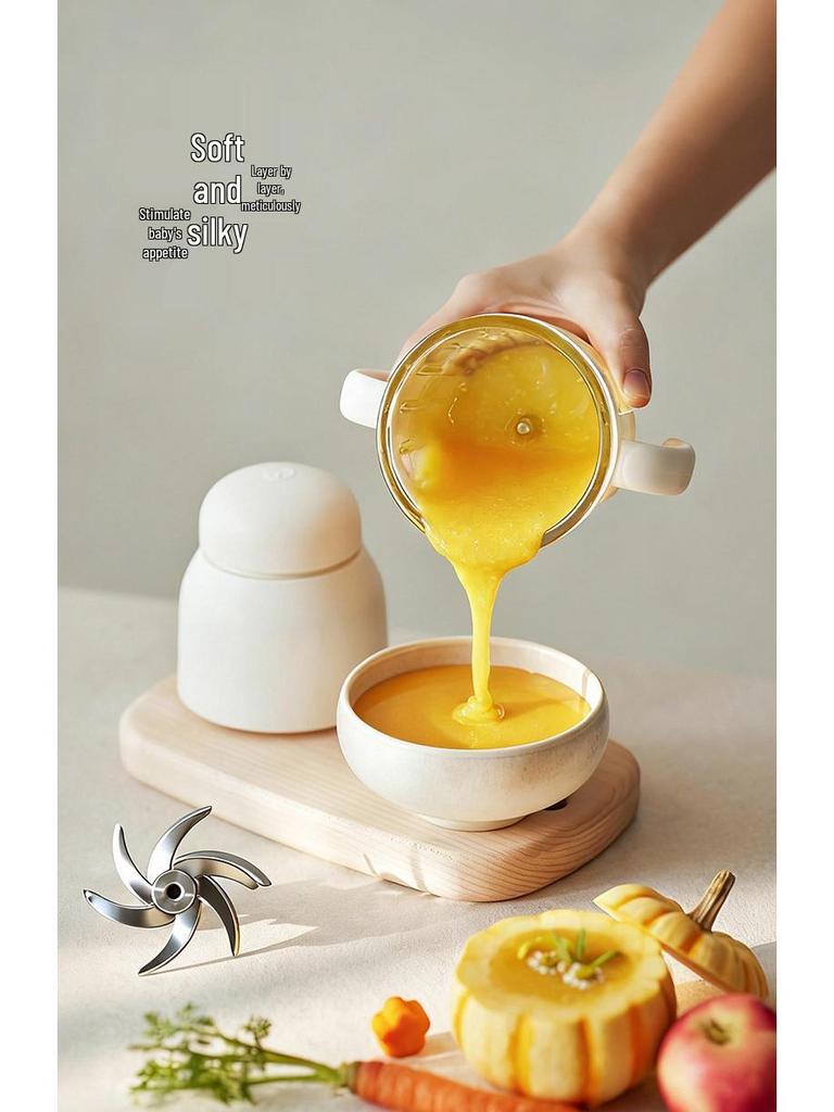 Мгновенный прибор для приготовления детского питания Olayks: Многофункциональный блендер и измельчитель для пюре, каш и фарша