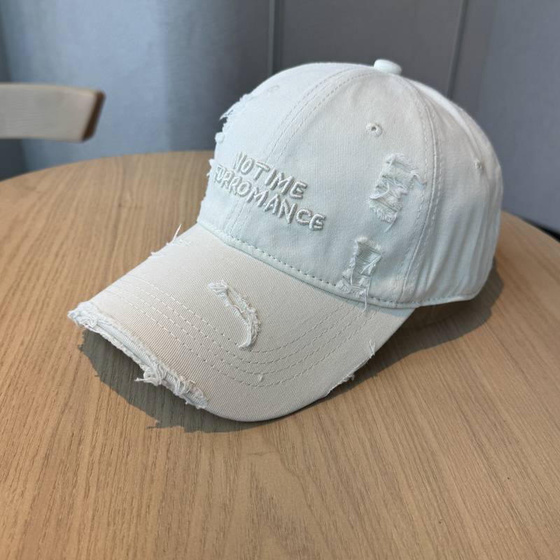 Embroidered Distressed Baseball Cap for Men Women Adjustable Washed Twill Hat for Women Men Casual Outdoor Sun Visor Caps