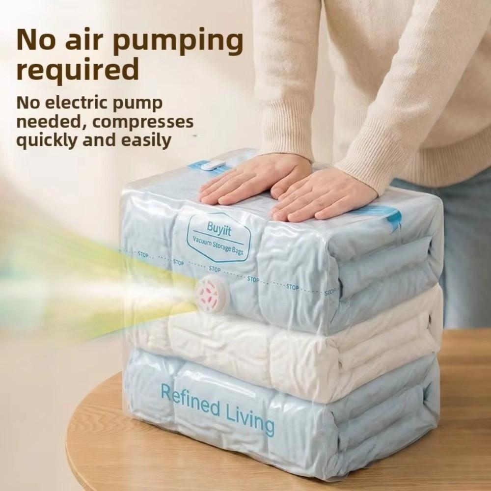 Large Capacity Vacuum Storage Bag Dust-proof Clothes Blankets Organizer Travel Accessories