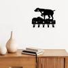1pc German Shorthaired Pointer Dog Keychain Holder Metal Wall Art for Kitchen Bathroom Hooks - Decorative Iron Craft