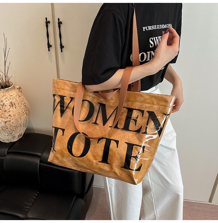 Вместительная сумка для поездок на работу, сумка-тоут в стиле ленивого ветра, женская сумка через плечо с чувством дизайна