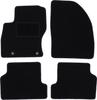 Черные велюровые коврики для: Ford Focus MK2 универсал, седан, хэтчбек (2004-2011 гг.)