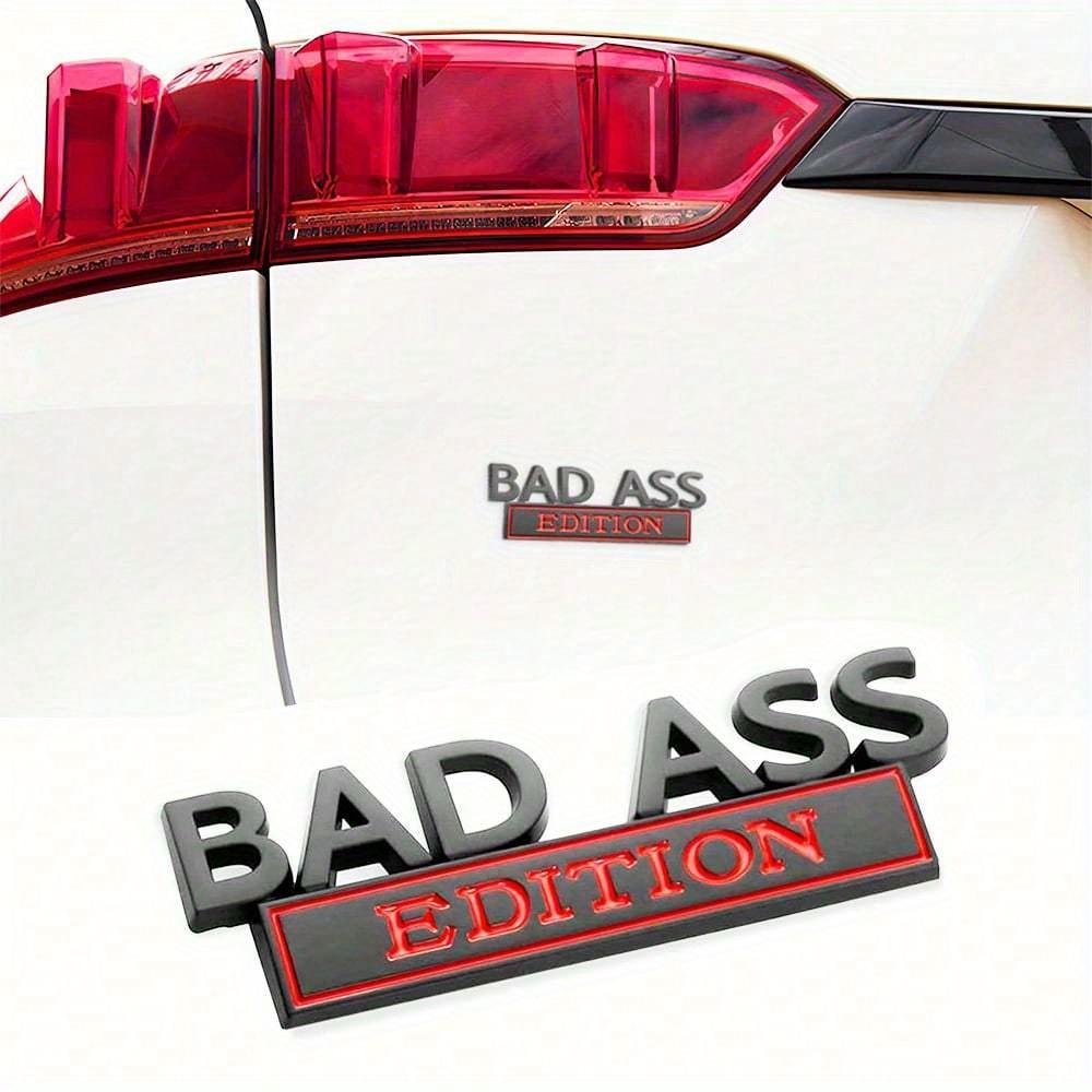 1PC Car 3D Emblem Sticker Badge Decal Auto Accessories for Tailgate Front Grille Hood Trunk Car Replacement Compatible with Motorcycle SUV Truck