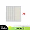 Hepa Filter Side Brush Mop Cloth Rag Kit Replacement for Midea i2 VCR03 Robotic Vacuum Cleaner Spare Part Accessories