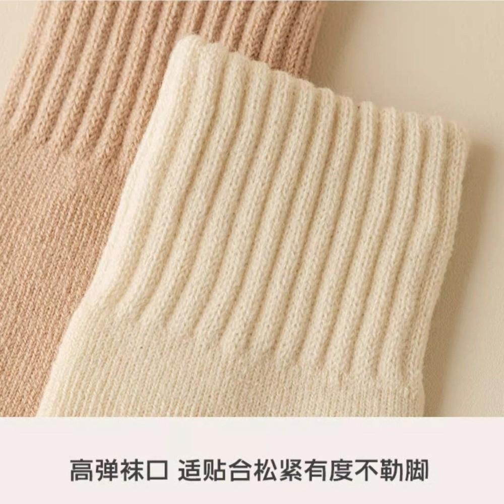 Polyester Cotton Winter Warmer Thicken Sock Calf Terry Socks Keep Warm Tool Winter Warmer
