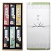 Sympathy Incense Gift Set In Paulownia Wood Box [6 Japanese Flowers, Sandalwood, with Outer Wrapping] Made In Japan, Low Smoke, Perfect for Gifts,