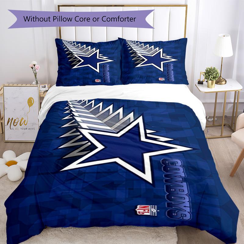 Dallas Bedding Set Breathable Duvet Cover with Pillowcases Decorative Bed Linen for Bedroom Home Decoration Birthday Gift