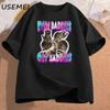 Men's Cotton T-shirt Even Baddies Get Saddies Raccoon Funny Oddly Specific Meme Graphic Printed T Shirt Unisex Cotton Tees