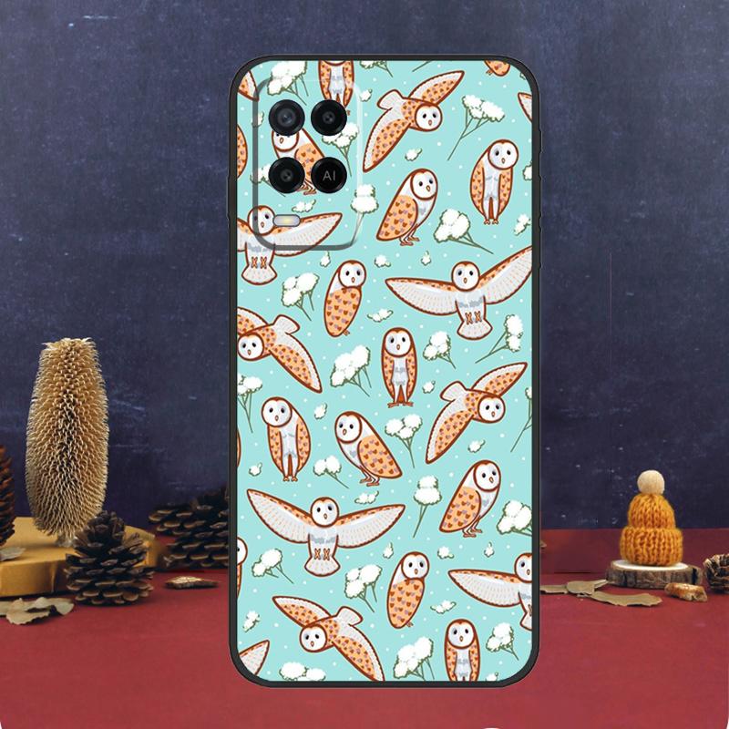 Милый Мультяшный Чехол-Сова Для Oppo A60 A80 A40 A6 A5 Pro A15 A16 A17 A57 A94 A74 A54 A76 A96 A18 A38 A58 A78 A98