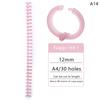 30 Holes Plastic Spiral Rings For A4 Paper Notebook Stationery Office Supplies