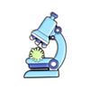 Fashion Beaker Microscope Science Brooches Badges Enamel Pin
