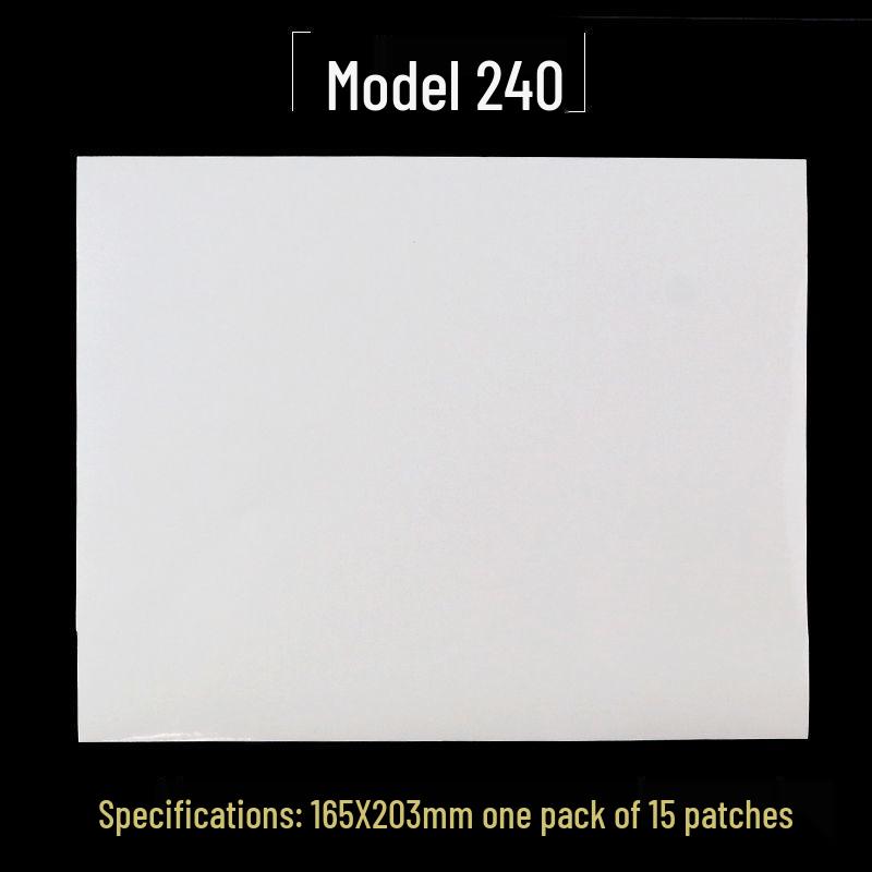 A5 Self-Adhesive Blank Label Stickers for Printing and Handwriting - White Name and Number Stickers