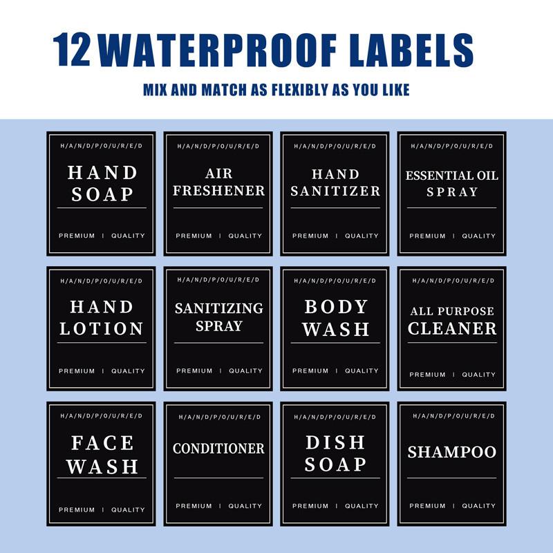 500 мл прозрачный флакон для лосьона многоразовый флакон с этикетками с настенными кронштейнами для флакона лосьона шампунь кондиционер