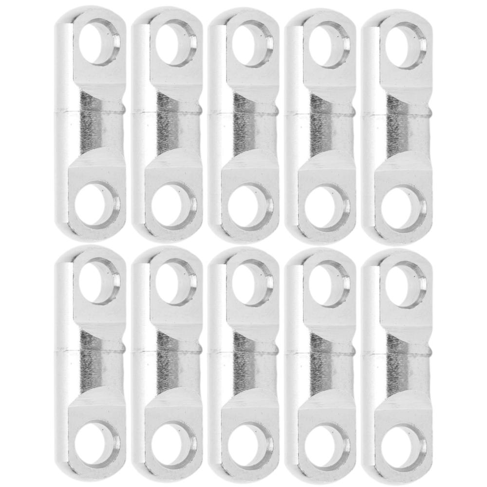 10PCS Stainless Steel Wind on Swivels Heavy Duty Fishing Hook Connector Sea Ocean Fishing