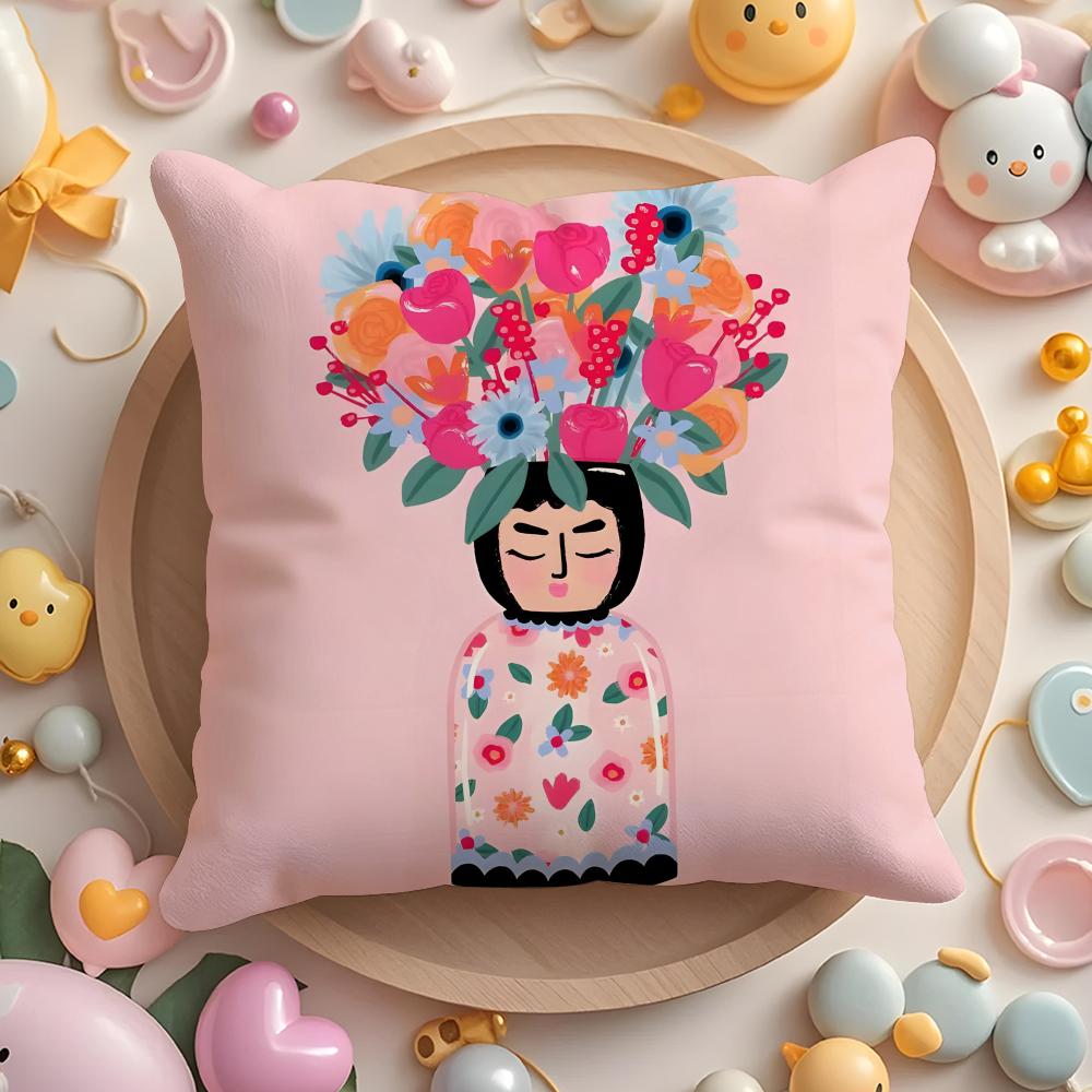 Feminist Girl Power Inspirational Quote Cushion Cover Plush Fabric Soft DoubleSided Printed Sofa Winter Home Gift Pillow Cover